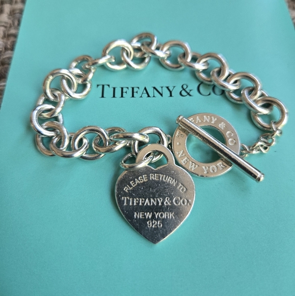 Tiffany & Co.  RTT Tag Toggle Bracelet - Picture 1 of 5